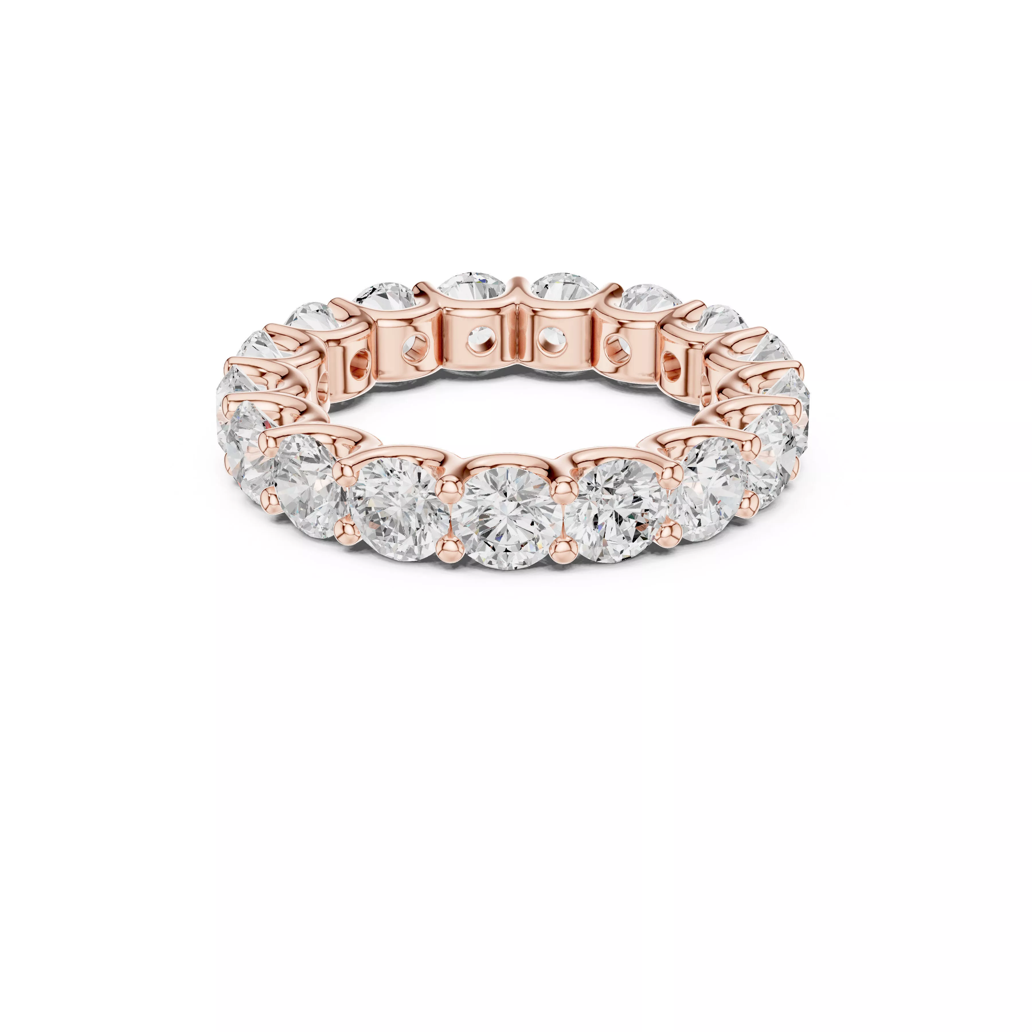Custom Fine Jewelry Diamond Ring Gold Band STL 3DM 659 3D print model