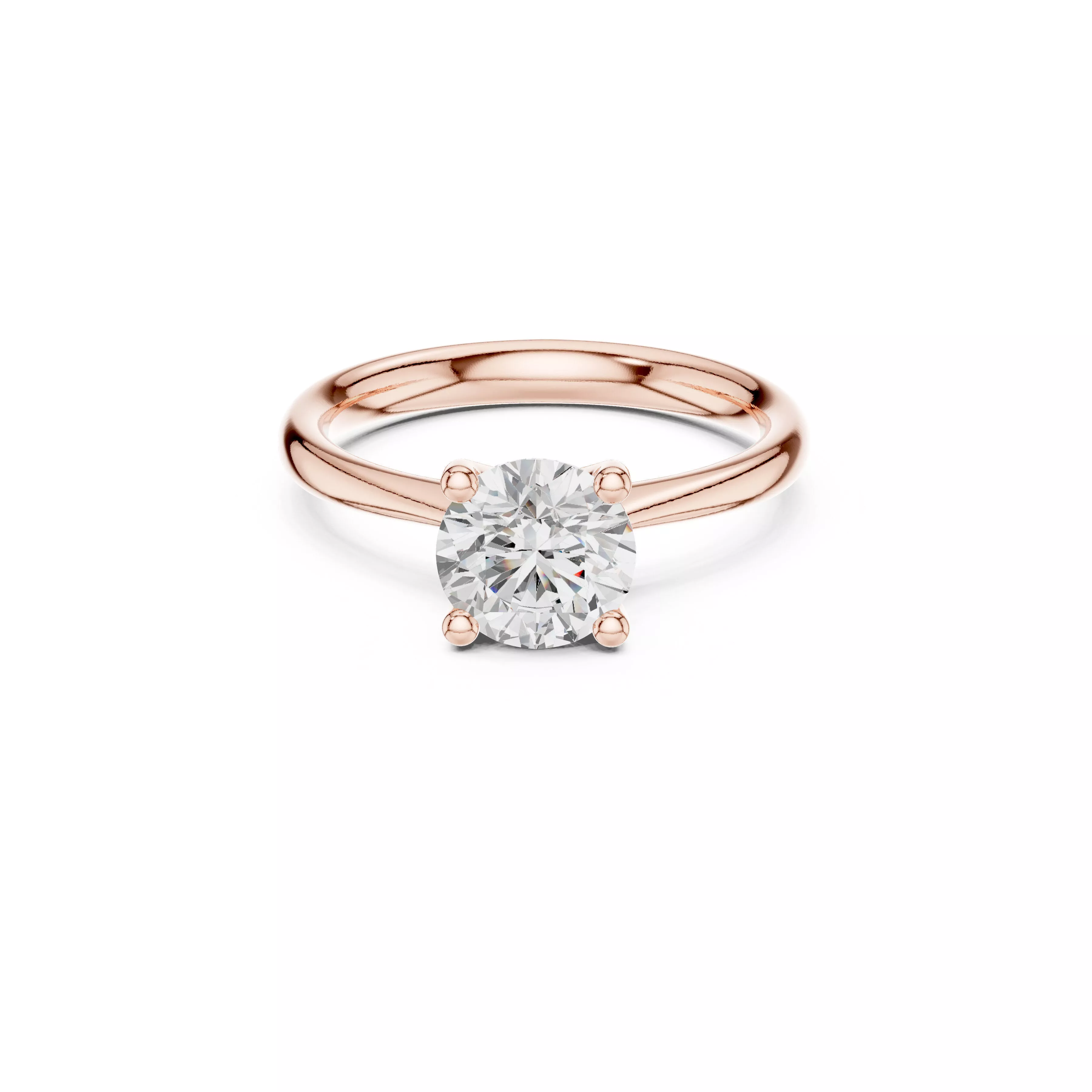 Custom Fine Jewelry Diamond Ring Gold Band STL 3DM 627 3D print model