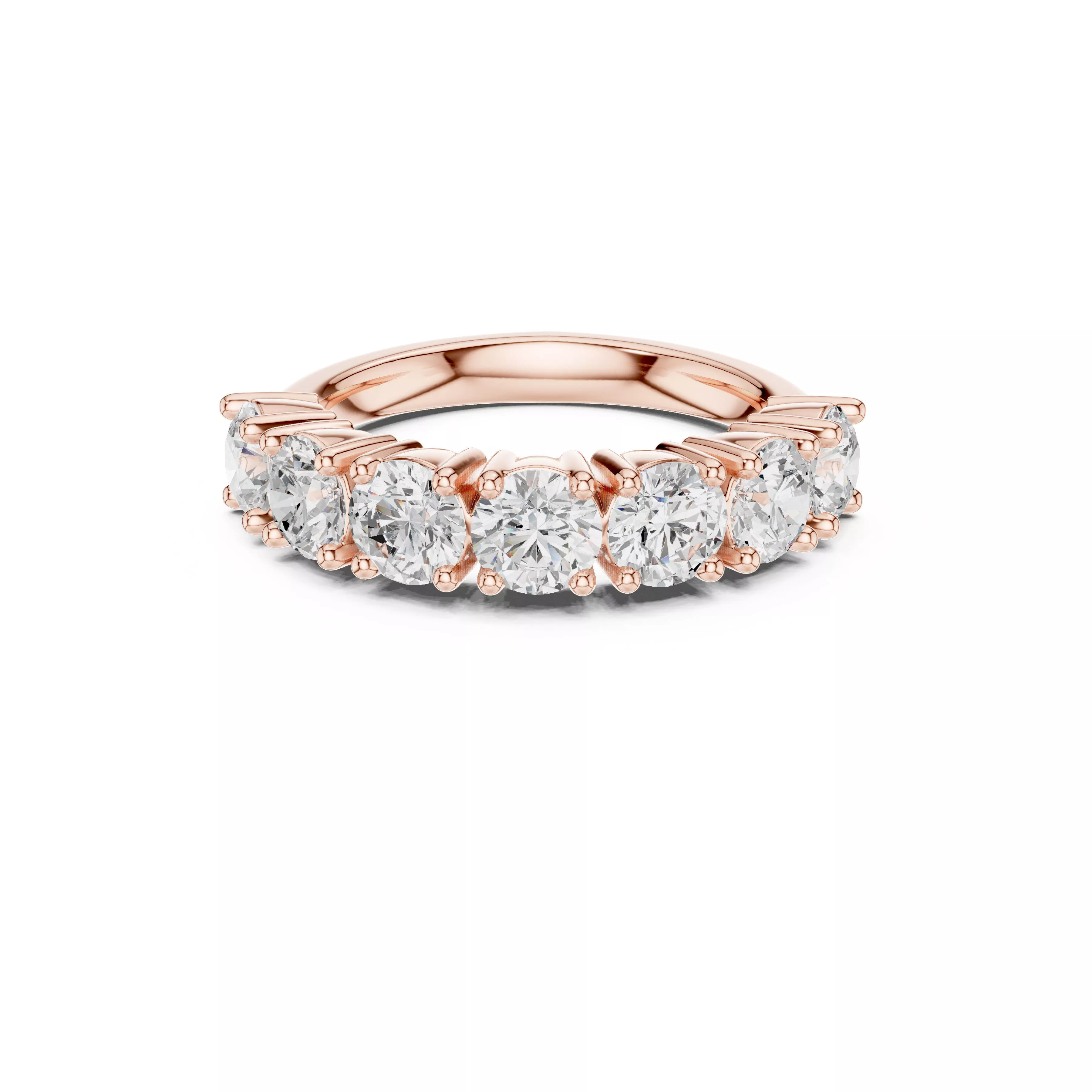 Custom Fine Jewelry Diamond Ring Gold Band STL 3DM 619 3D print model