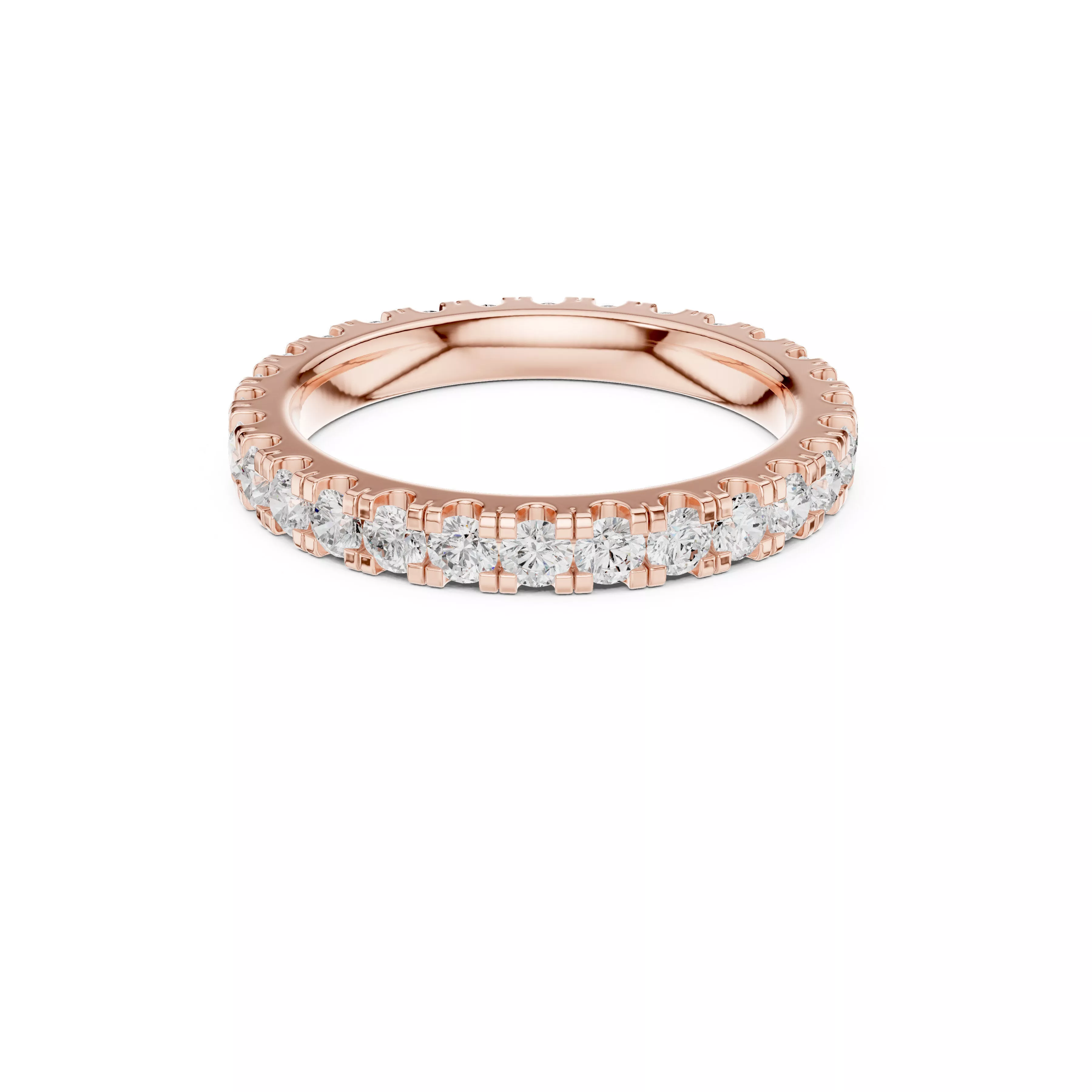 Custom Fine Jewelry Diamond Ring Gold Band STL 3DM 606 3D print model