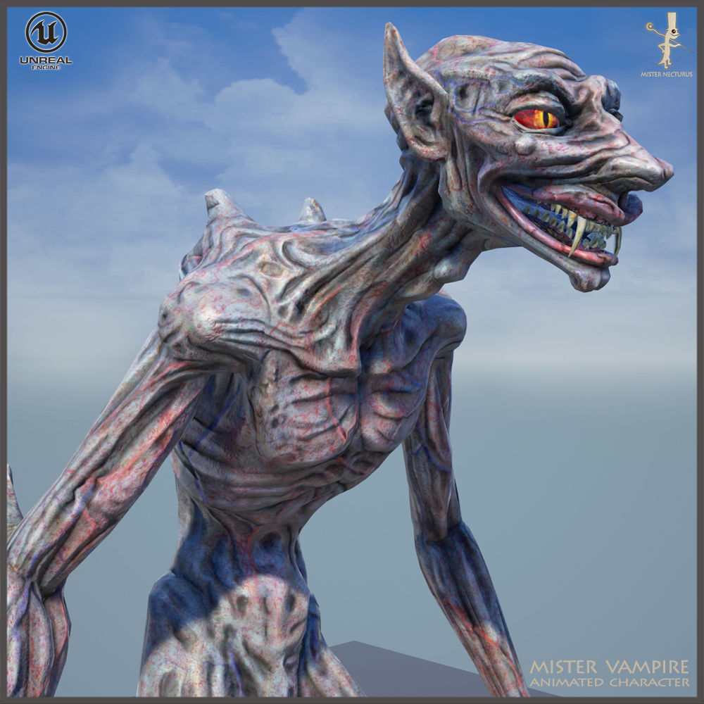 Mister Vampire Low-poly 3D model_18