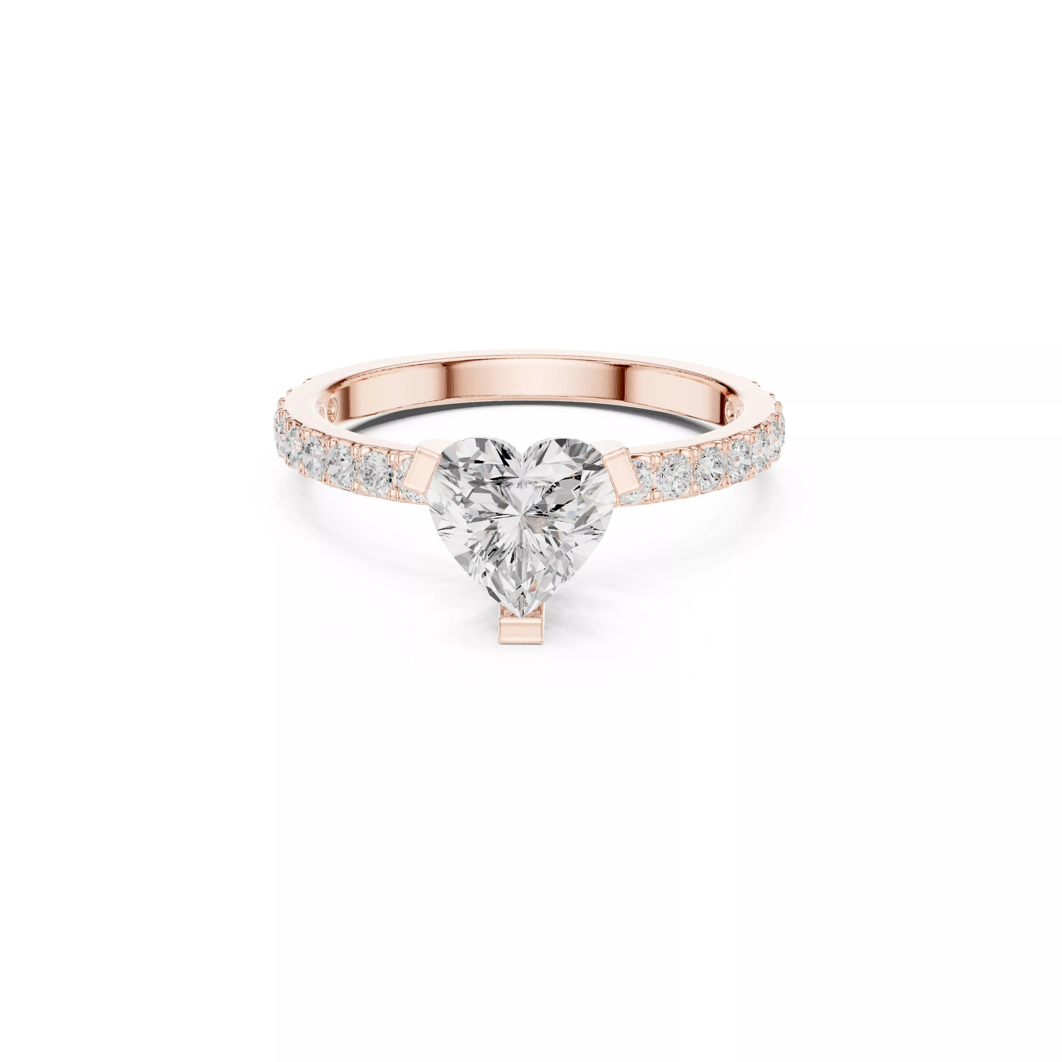 Custom Fine Jewelry Diamond Ring Gold Band STL 3DM 433 3D print model