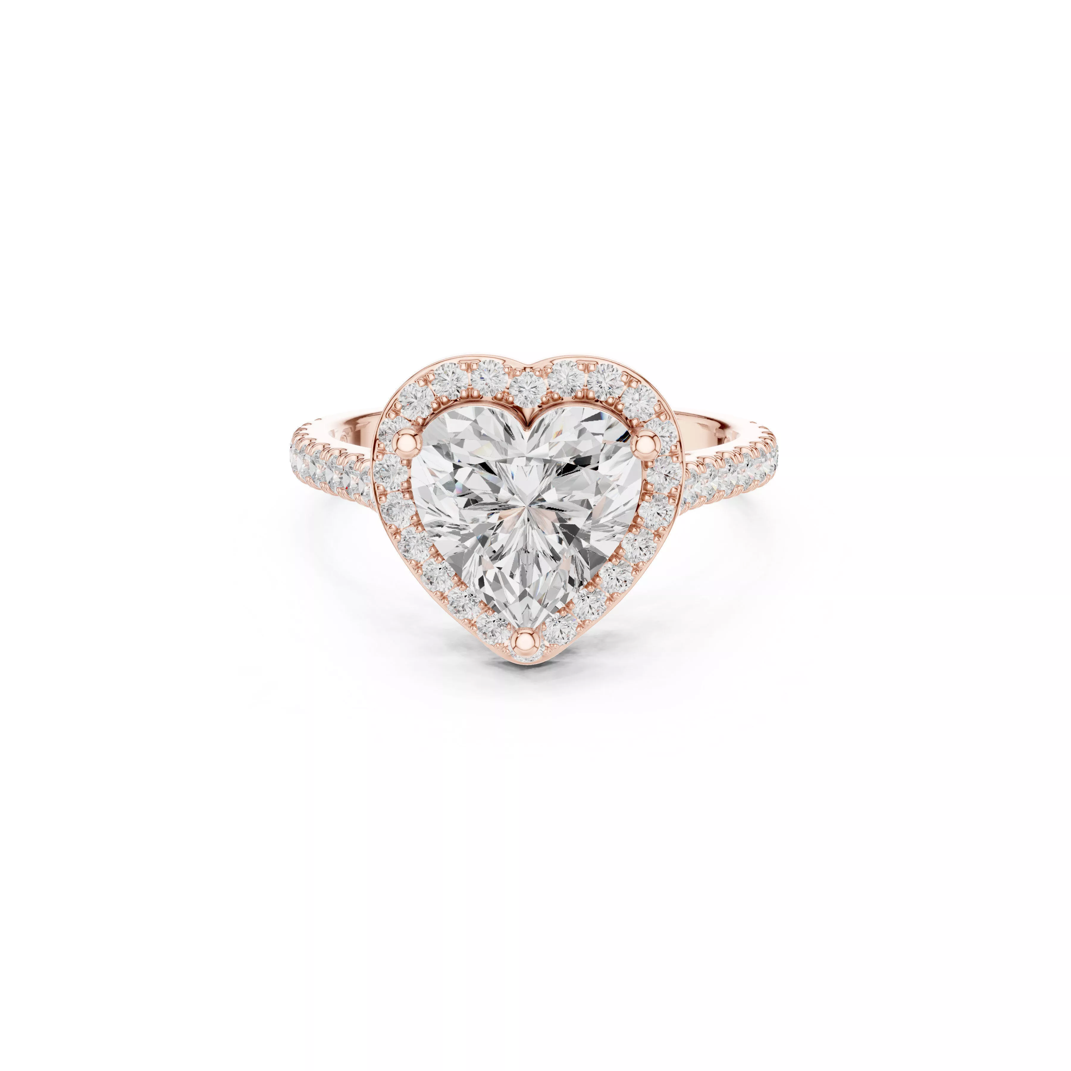 Custom Fine Jewelry Diamond Ring Gold Band STL 3DM 432 3D print model