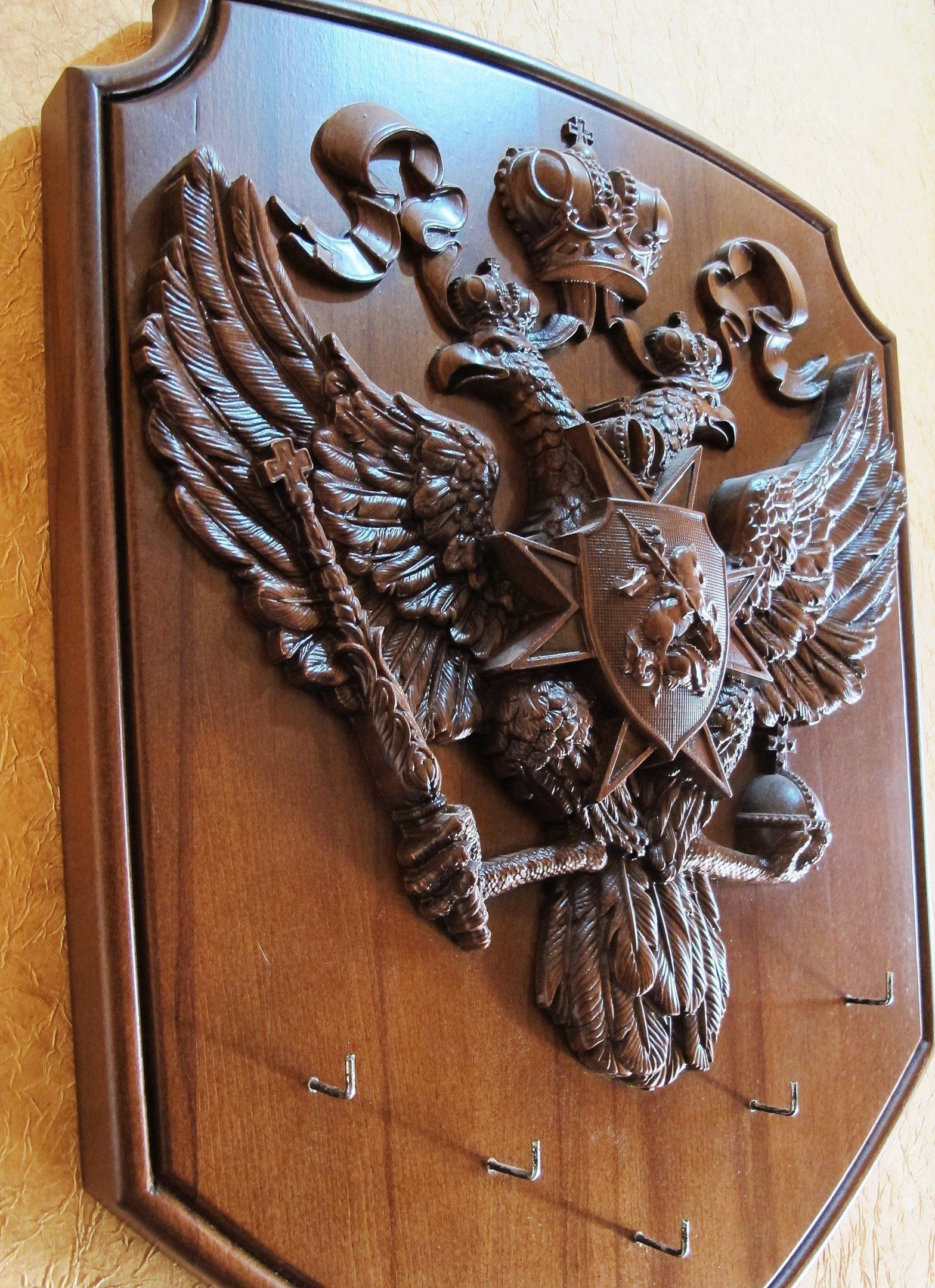 Coat of arms of Russia 3D print model_1