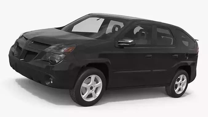 Utility Family Crossover Black Simplified 3D model