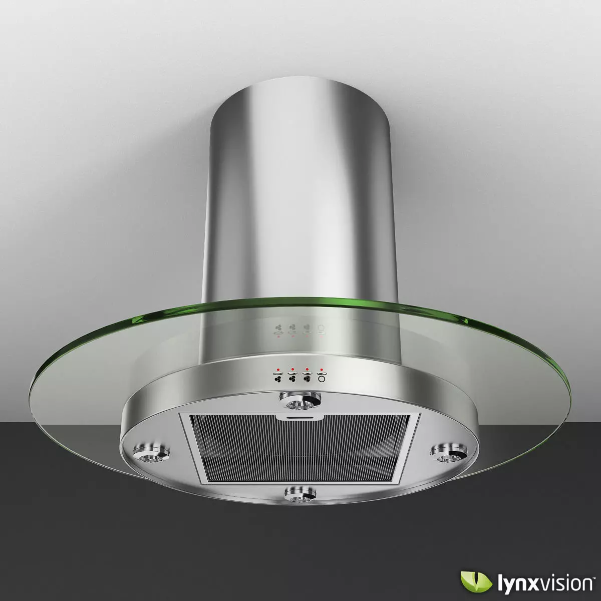 K-Star - Island Mounted Range Hood 3D model_0