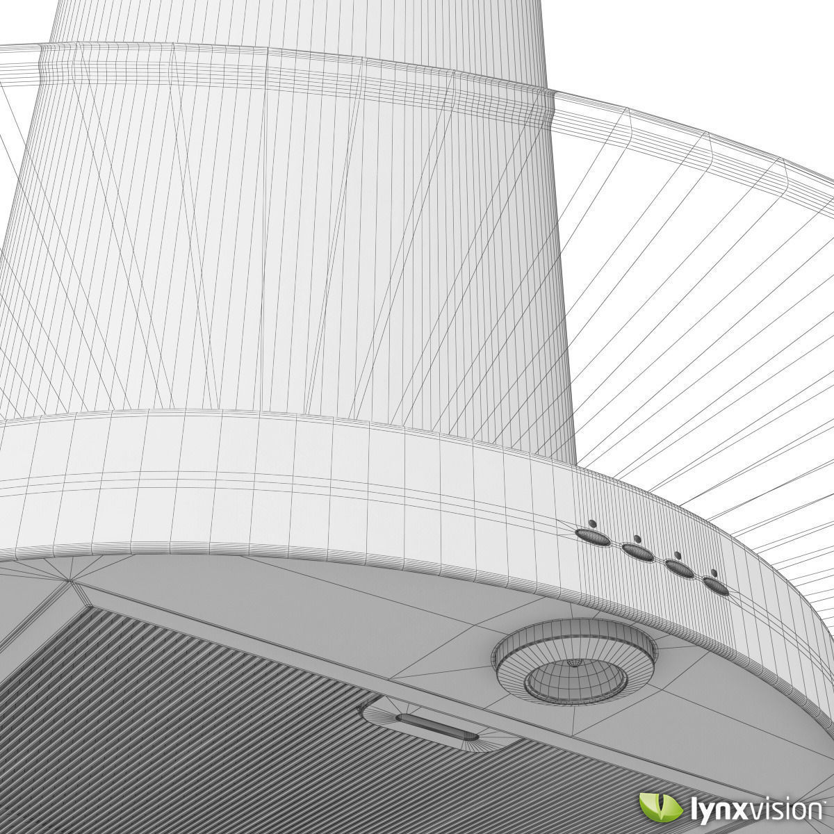 K-Star - Island Mounted Range Hood 3D model_4