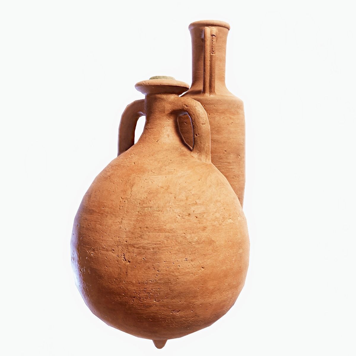 Roman Amphora Pack FREE Free low-poly 3D model_2