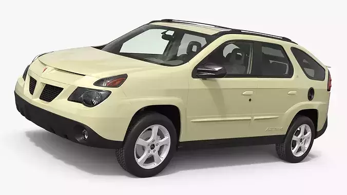 Pontiac Aztek Crossover SUV 2004 Beige 3D model