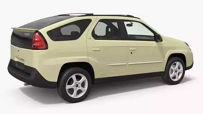 Pontiac Aztek Crossover SUV 2004 Beige 3D model 6