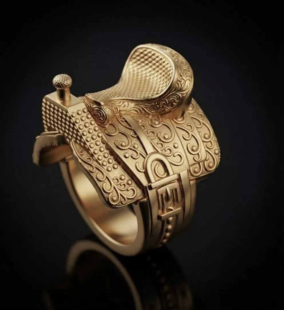 Saddle ring 3D print model