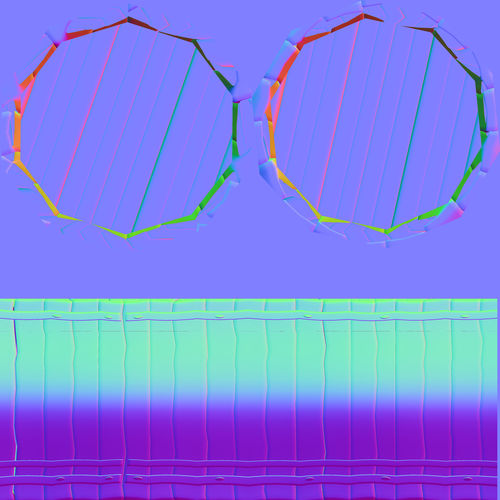 barrel two circles 3D model