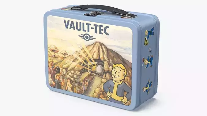 Vault-Tec Metal Lunch Box 3D model