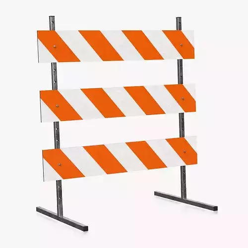 Type III Barricade - Traffic Props