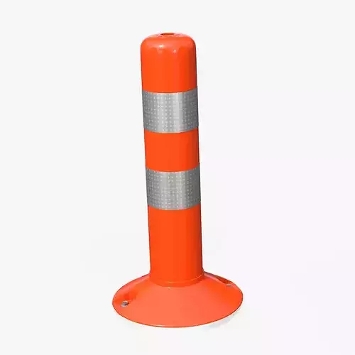 Short Delineator Post - Traffic Props