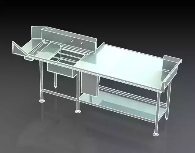 dirty dish table soiled disposal pass through window