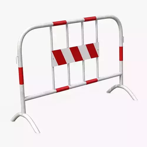 Metal Barricade - Traffic Props