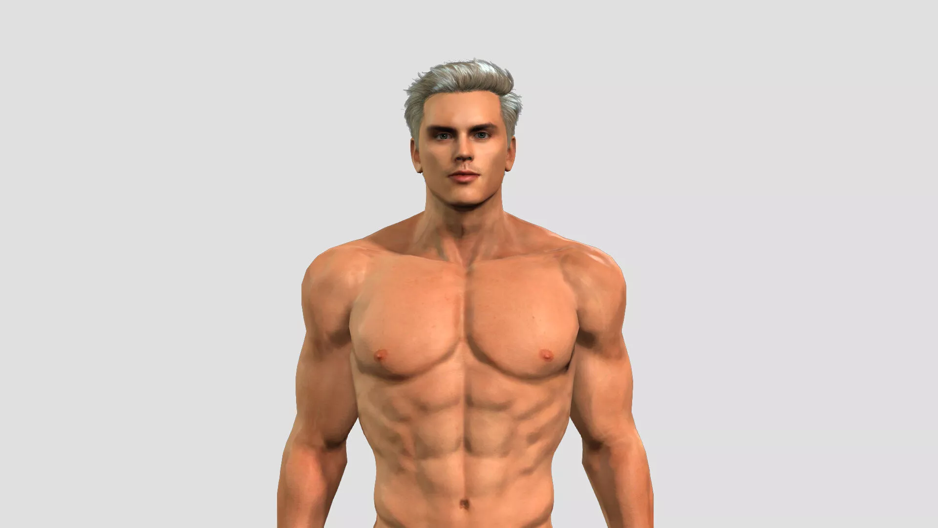 Athletic Human Character 3D 3D model