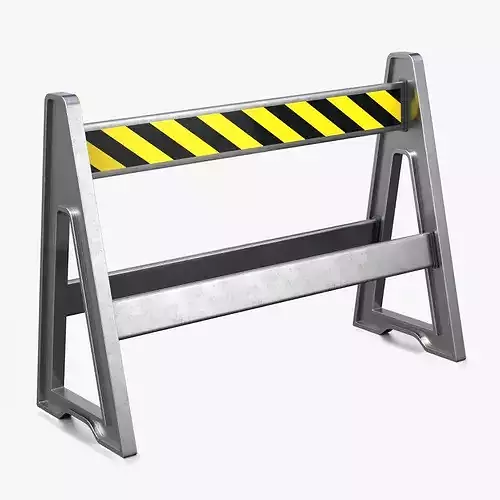 A-Frame Metal Barricade - Traffic Props