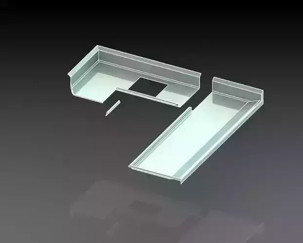 u shape top 180 surround dish landing sink marine edge