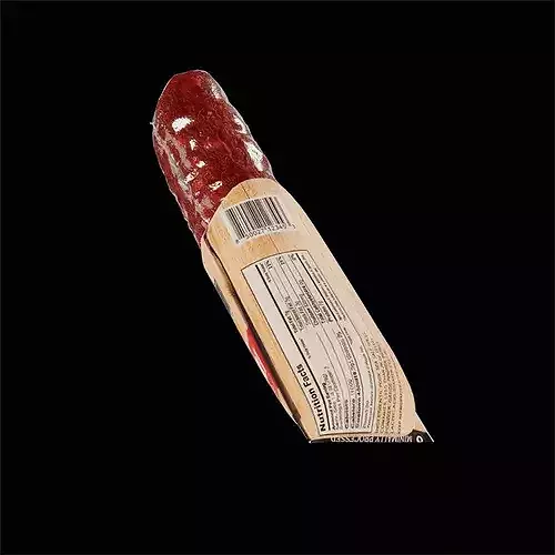 Chorizo Dried 3D model 4