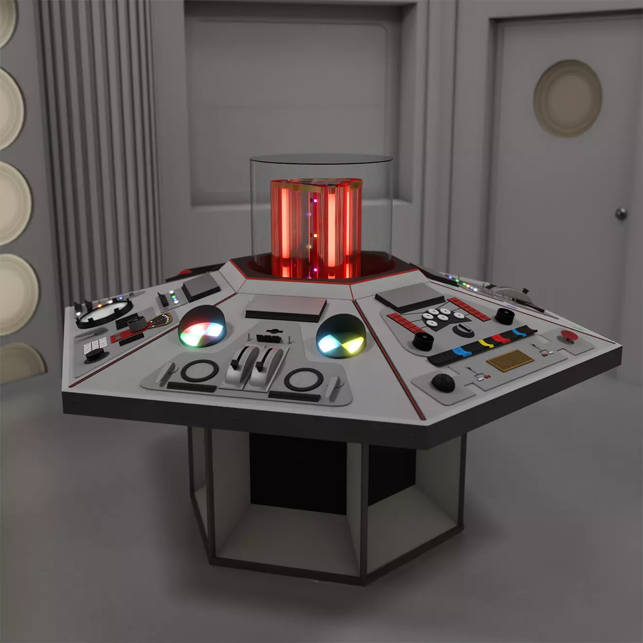 1977 TARDIS Interior 3D model