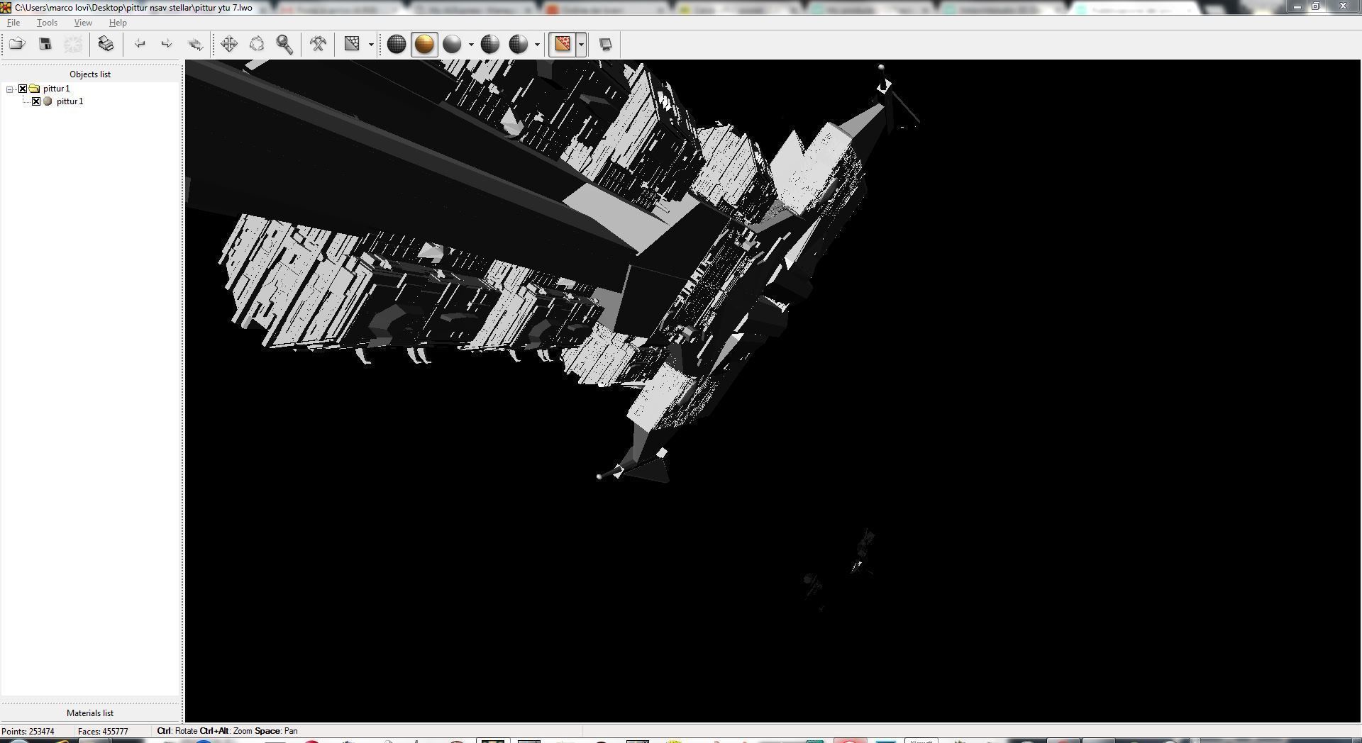 nave stellare pittur-15-mm kkkk255 saggitry 3D model_6