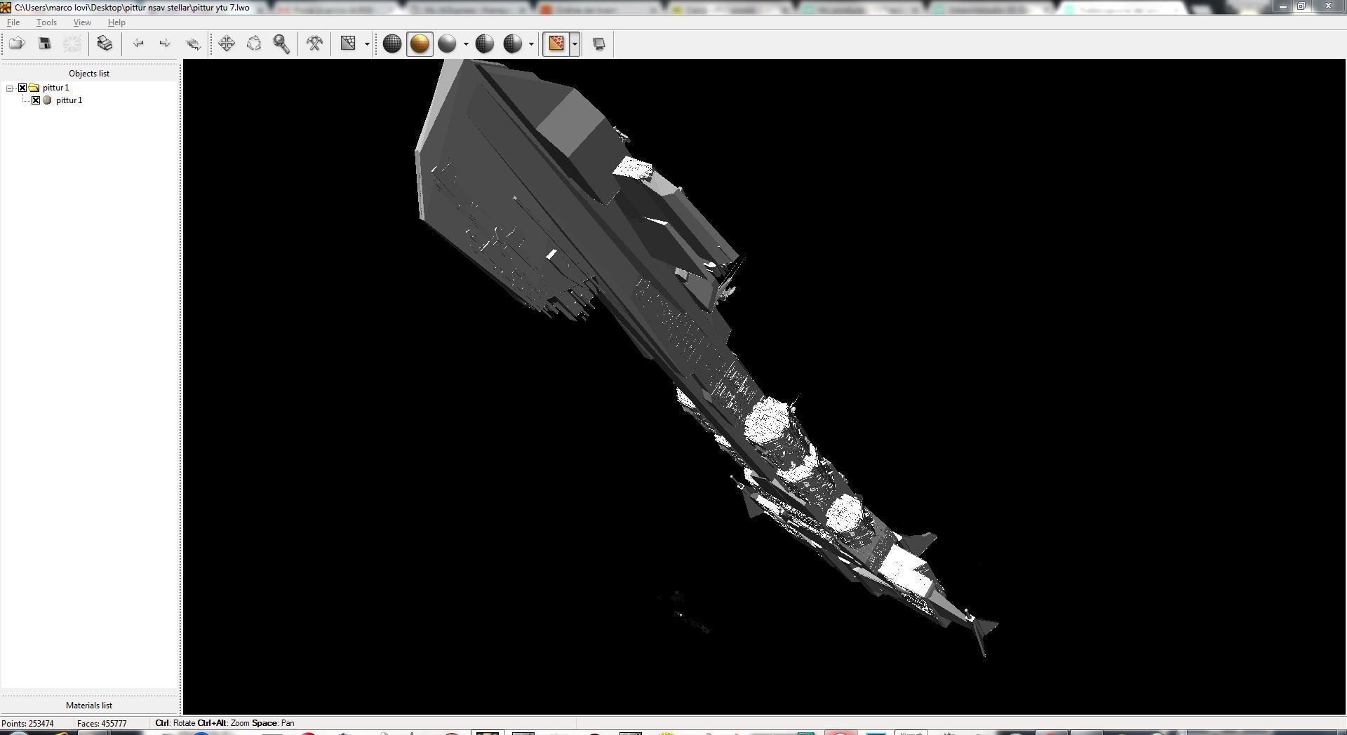 nave stellare pittur-15-mm kkkk255 saggitry 3D model_5