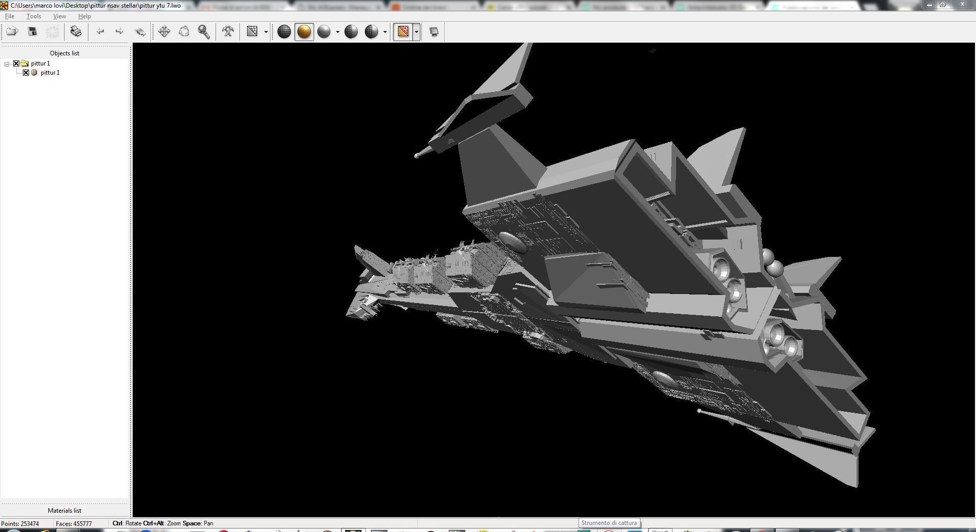 nave stellare pittur-15-mm kkkk255 saggitry 3D model_8