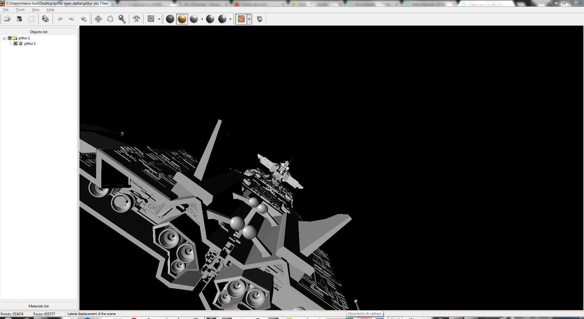 nave stellare pittur-15-mm kkkk255 saggitry 3D model_11