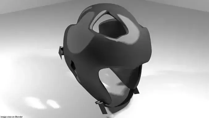 Martial-Art Headguard - Type 1 3D model