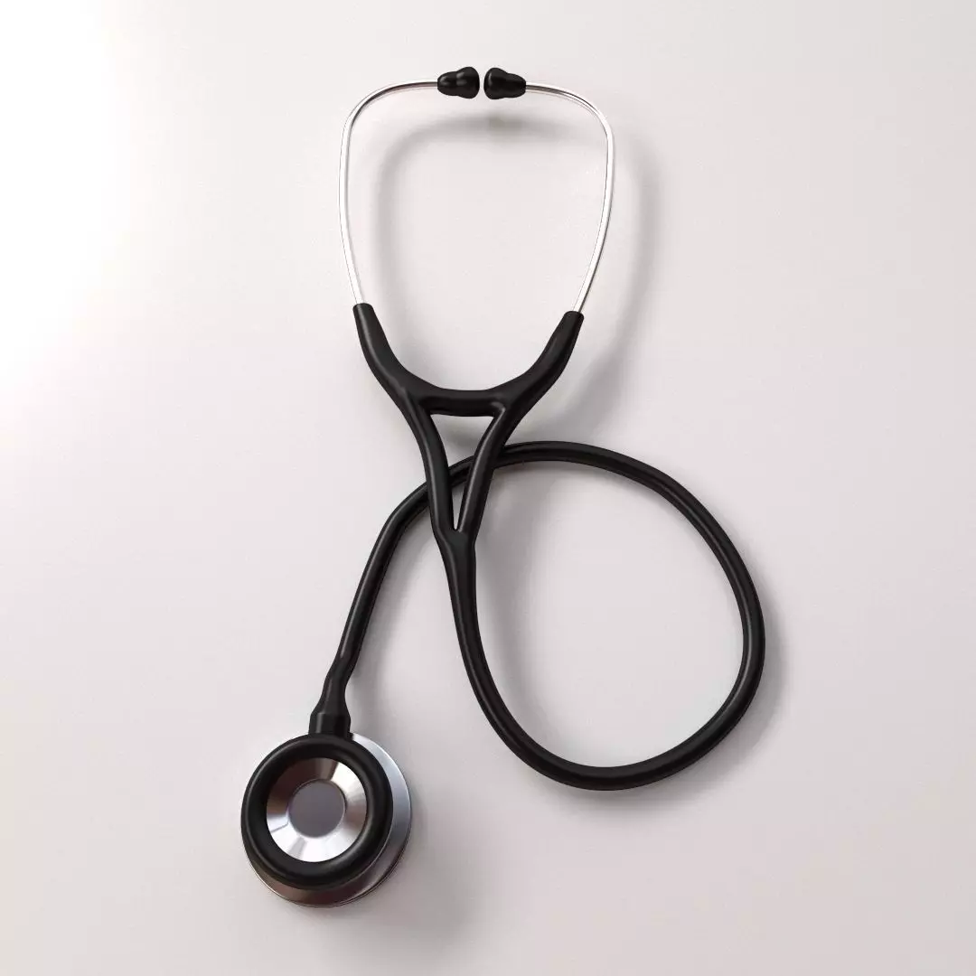 Stethoscope medical 3D model_0