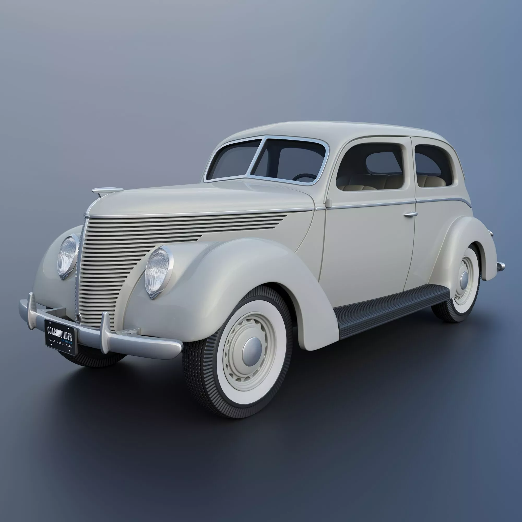 F Sedan Tudor 1938 3D print model