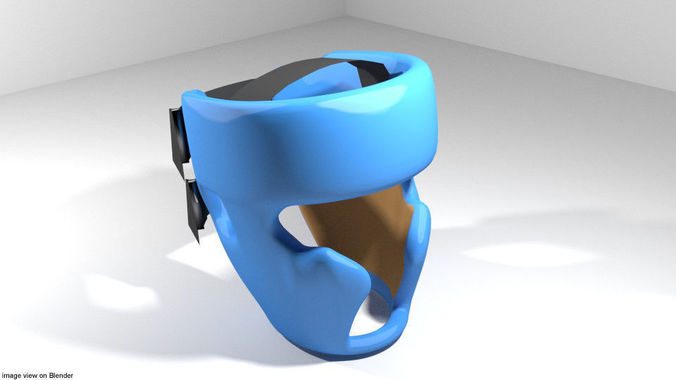 Martial-Art Headguard - Type 2 3D model