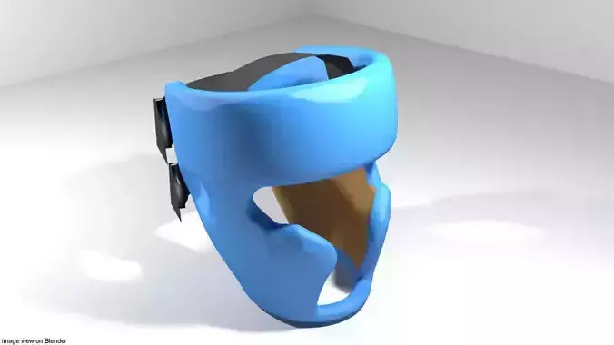 Martial-Art Headguard - Type 2 3D model