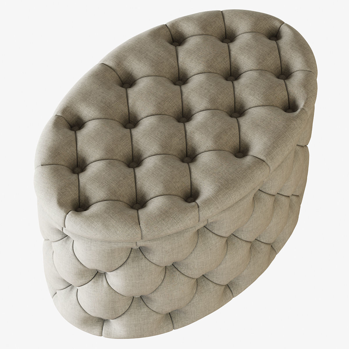 Pouf Gabrielli 82 3D model_1