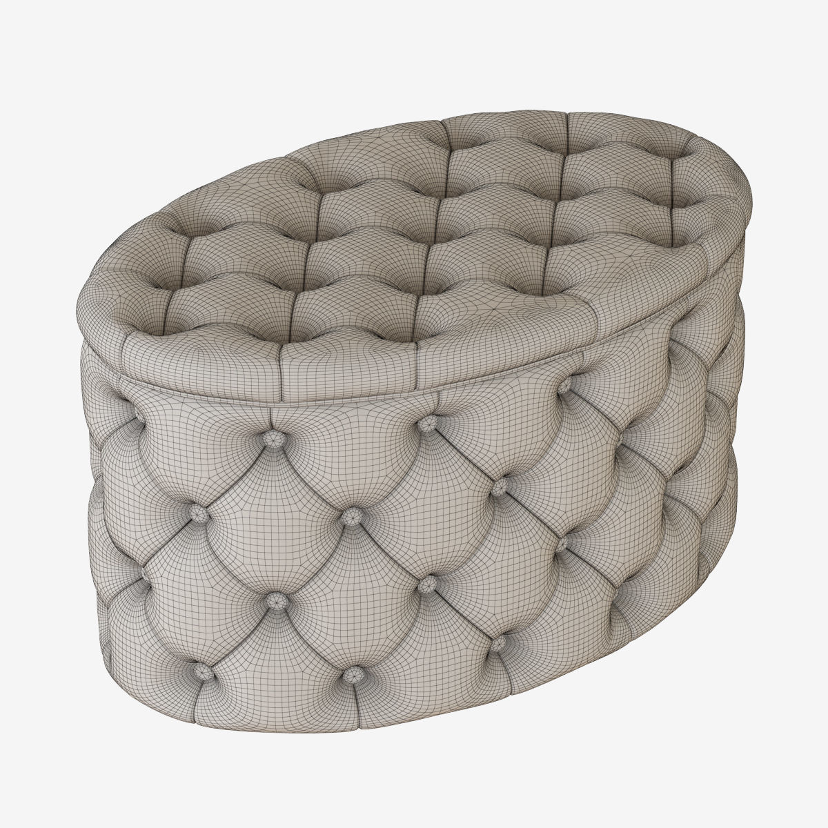 Pouf Gabrielli 82 3D model_3