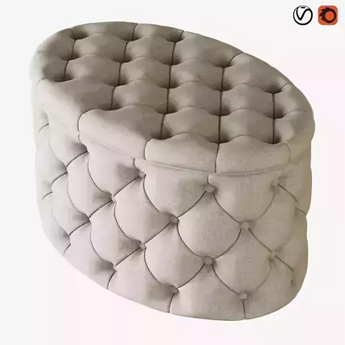 Pouf Gabrielli 82 3D model