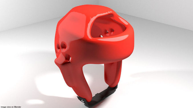 Martial-Art Headguard - Type 3 3D model