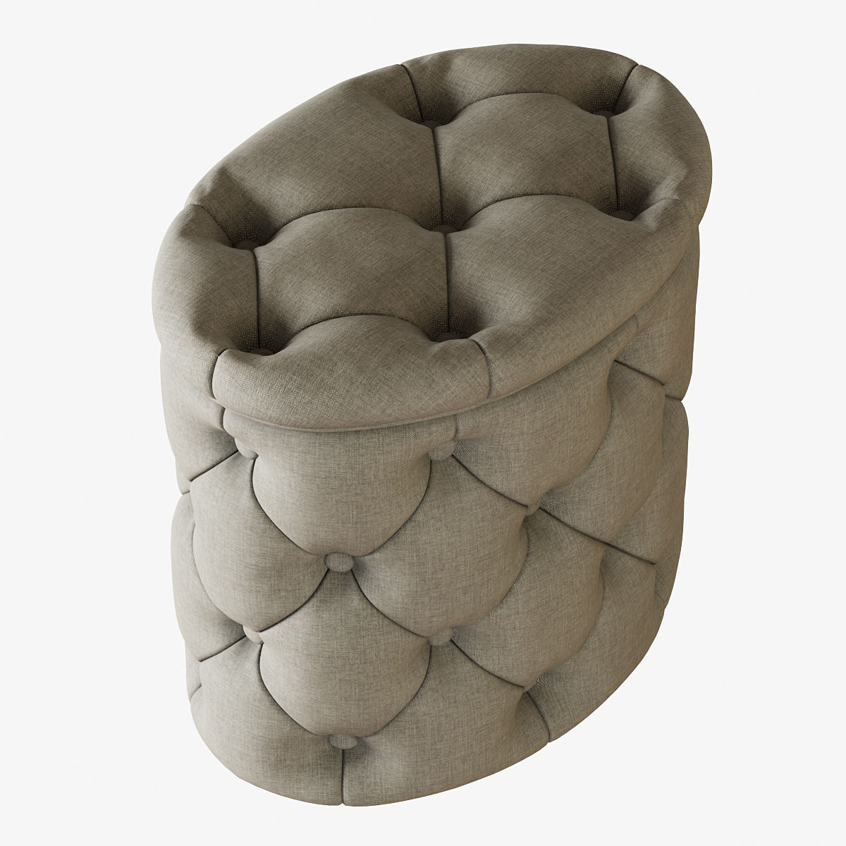 Pouf Gabrielli 50 3D model_1