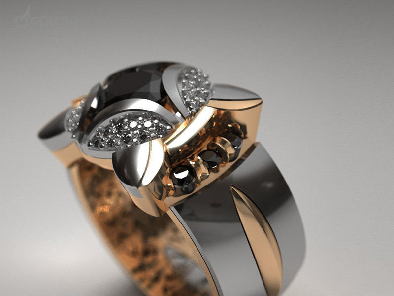 Best Complex ring 3D print model_4