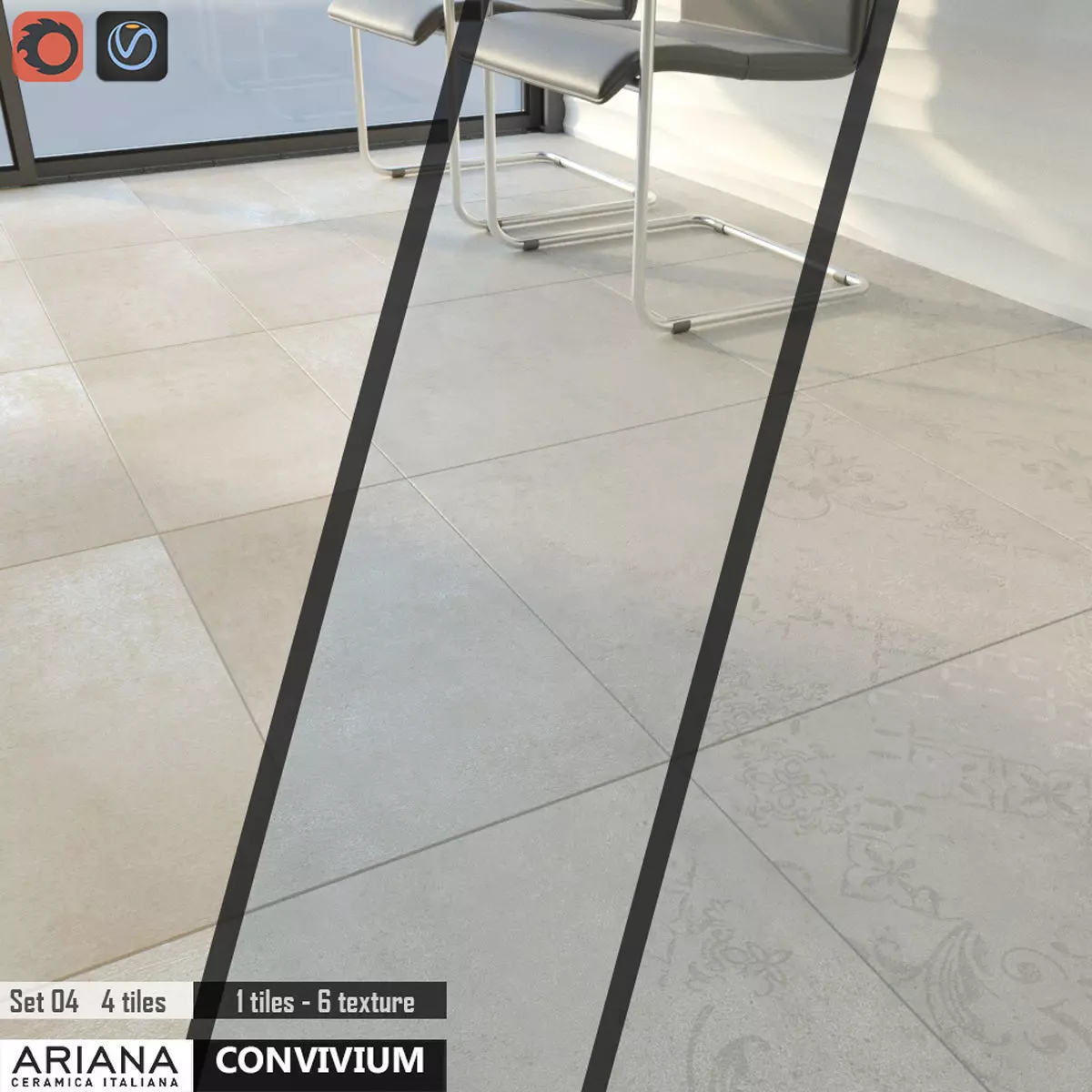 Ariana Convivium Set 3D model