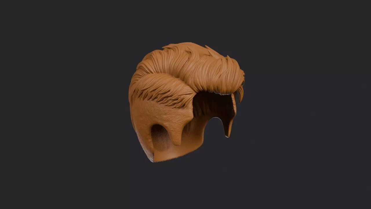Undercut Hairstyle 3D print model