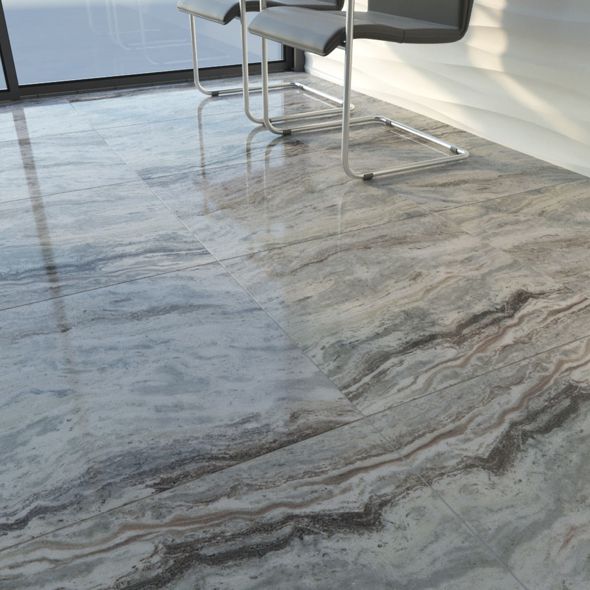 ABC Stone Set 3D model_9