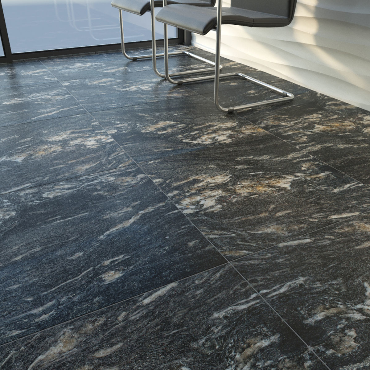 ABC Stone Set 3D model_4