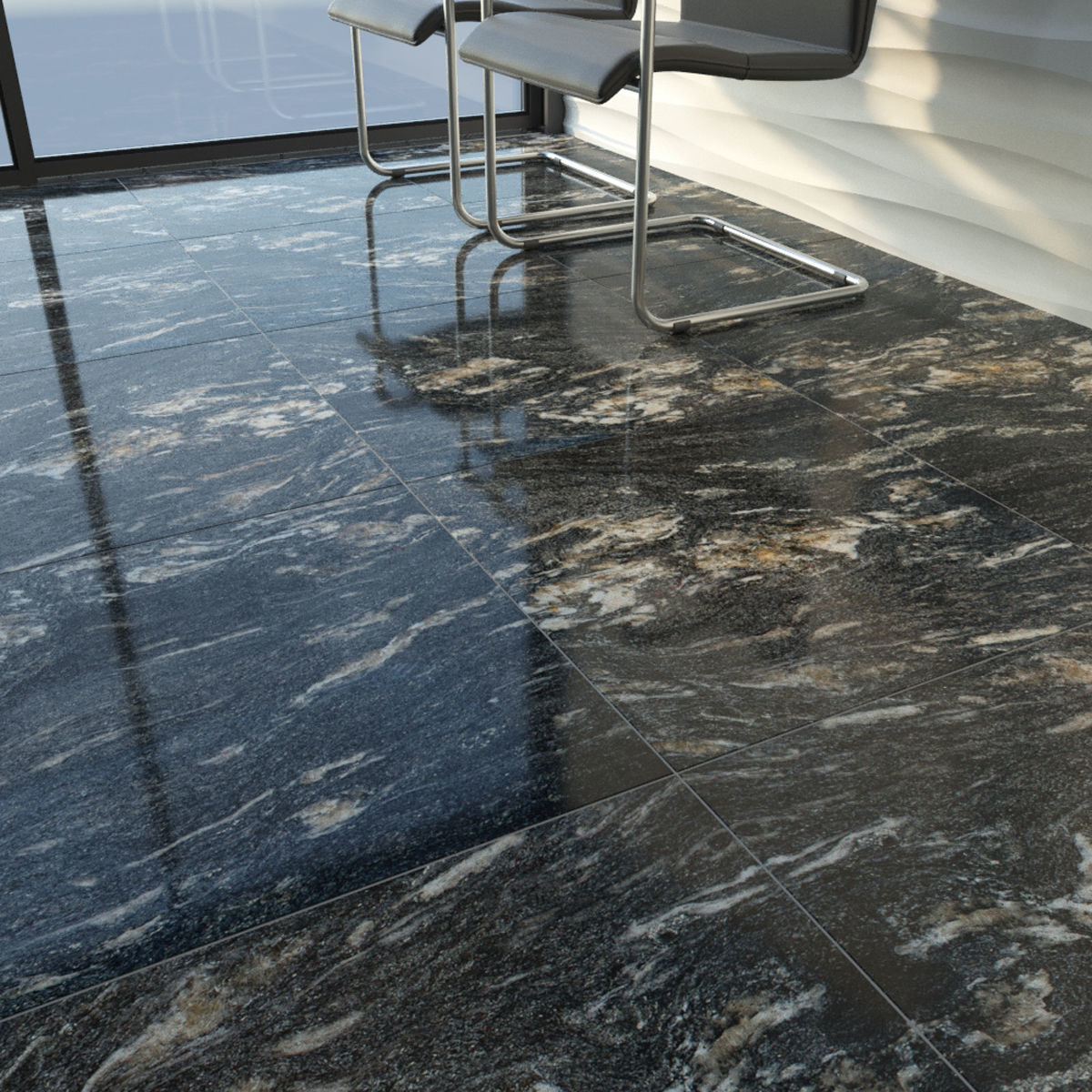 ABC Stone Set 3D model_5