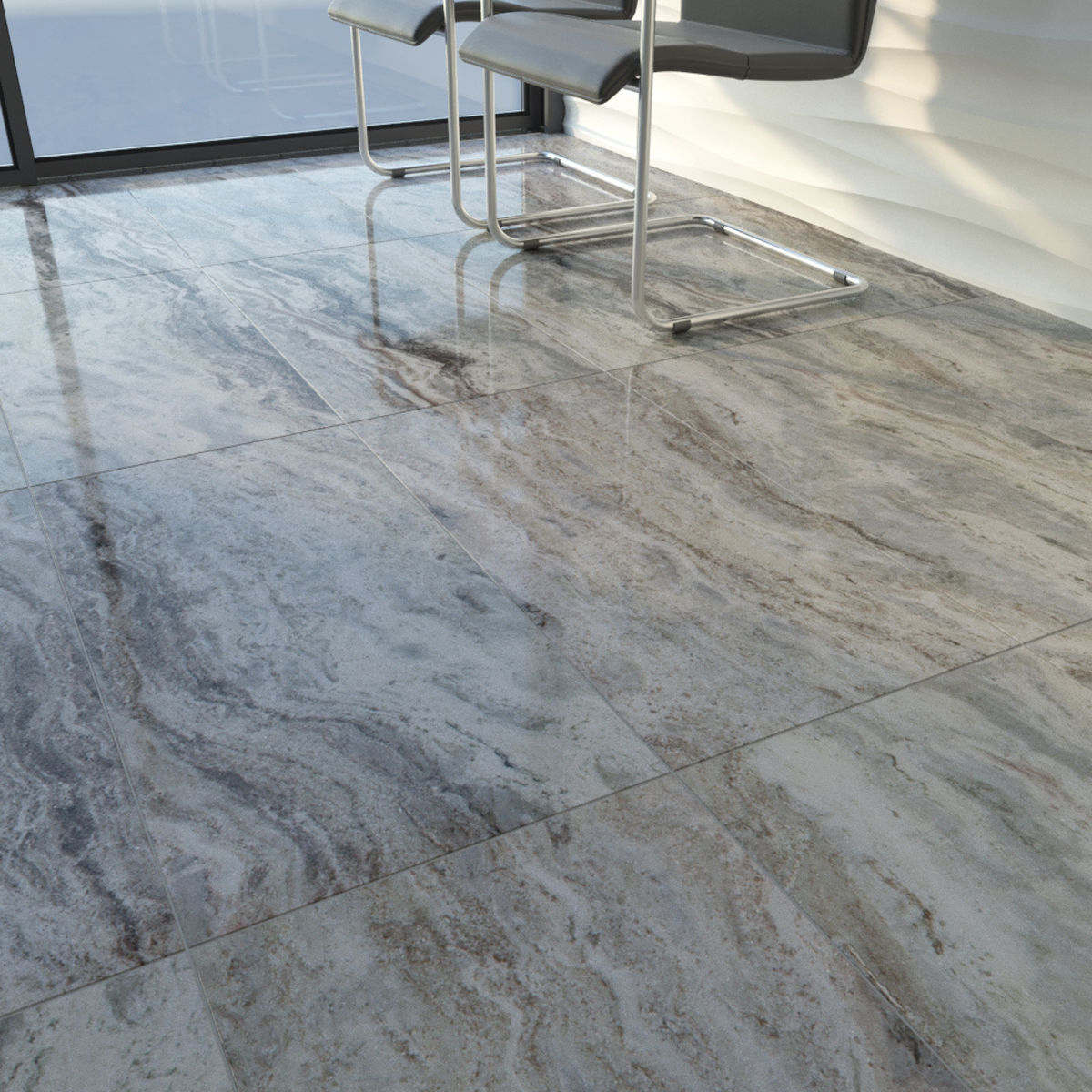 ABC Stone Set 3D model_11