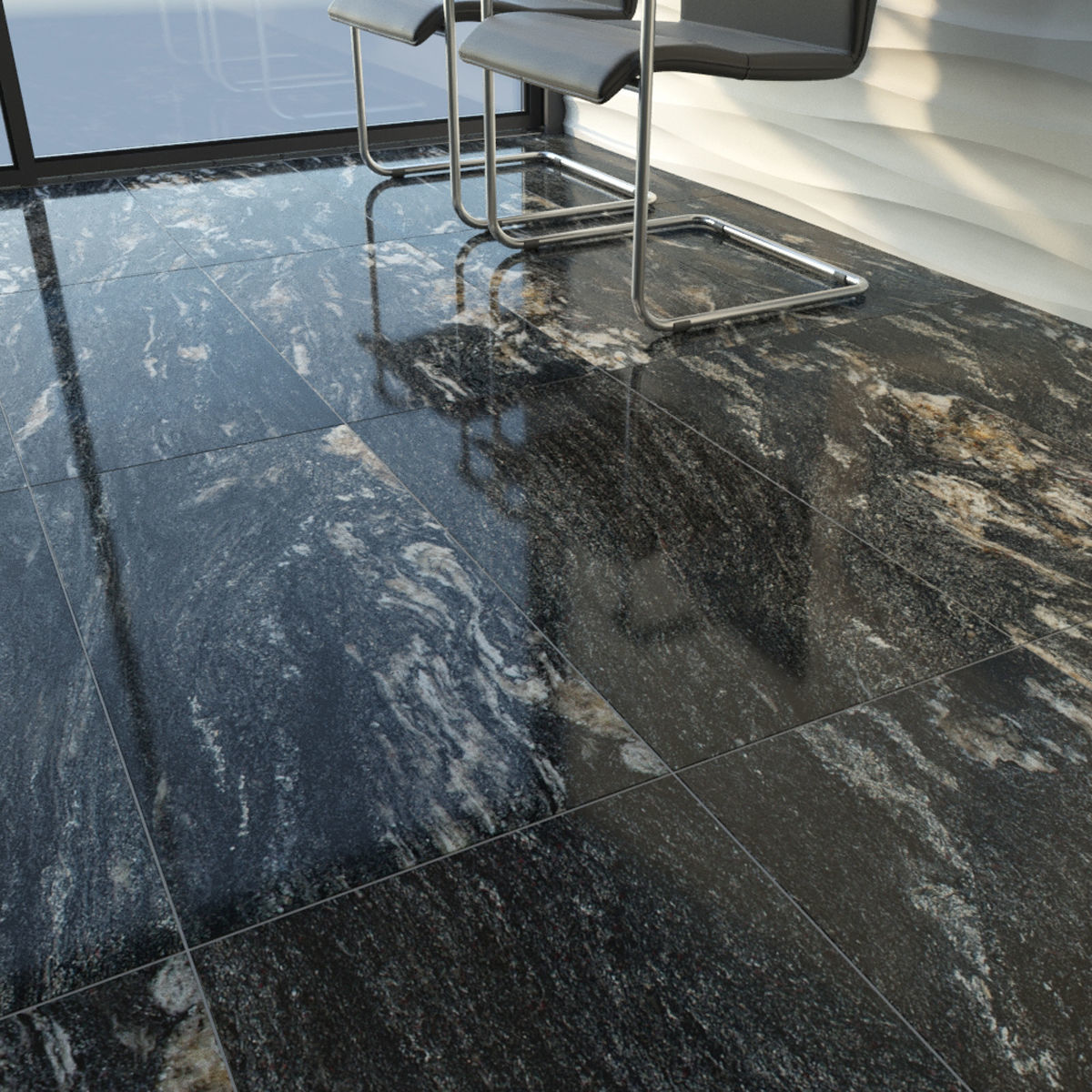 ABC Stone Set 3D model_7