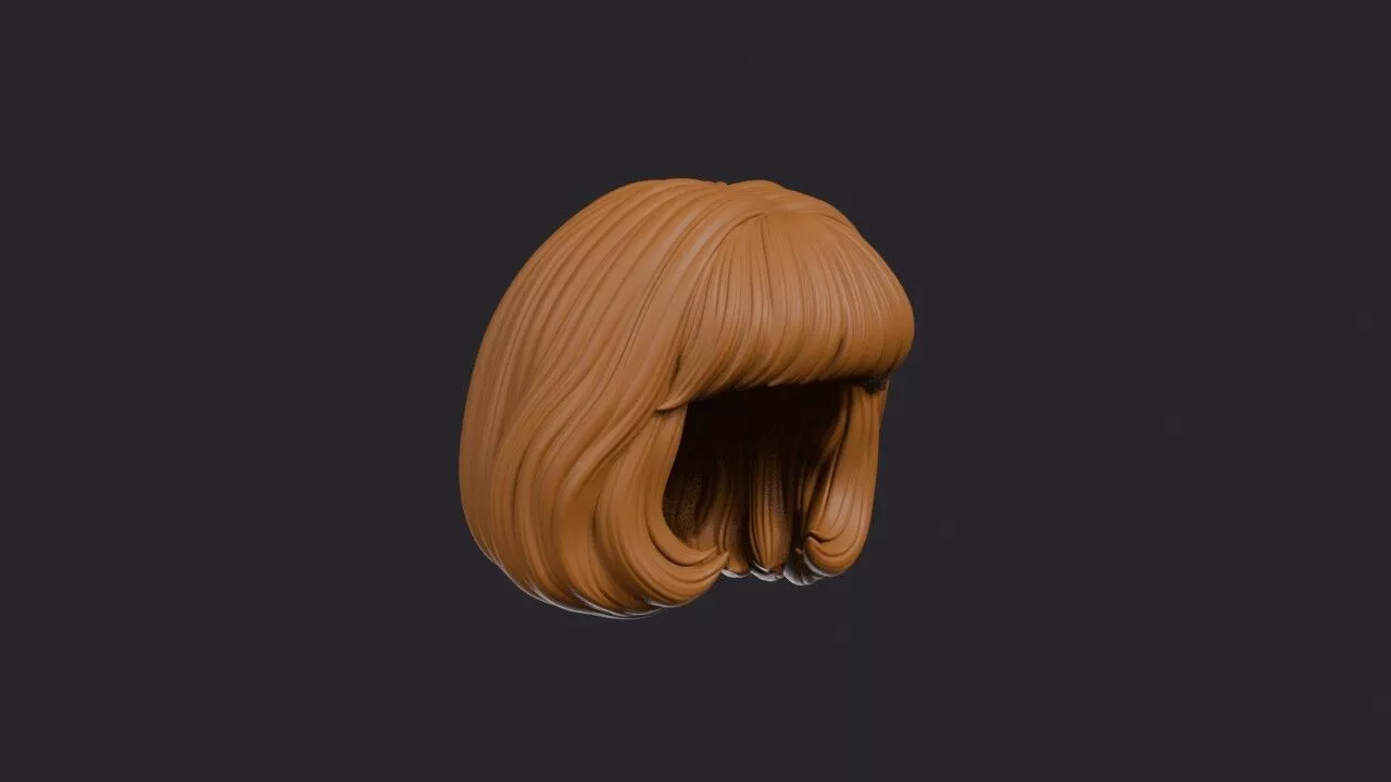 Pageboy Hairstyle 3D print model