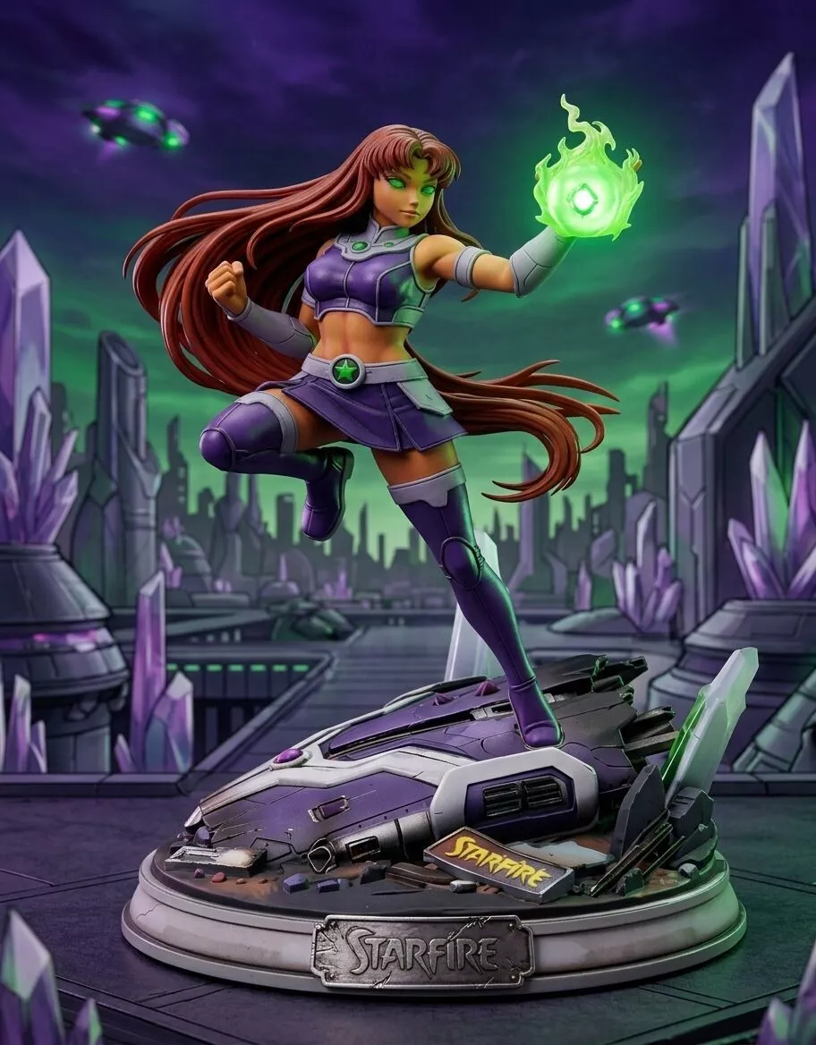 Starfire The Warrior Princess of Tamaran - Teen Titans 3D print model